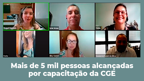 Mais de 5 mil pessoas alcançadas por capacitação da CGE