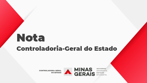Nota Controladoria-Geral do Estado