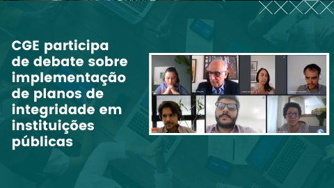 CGE participa de debate sobre implementação de planos de integridade em instituições públicas