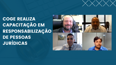 COGE realiza capacitação em responsabilização de pessoas jurídicas