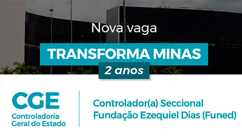 CGE seleciona Controlador Seccional para atuar na Funed