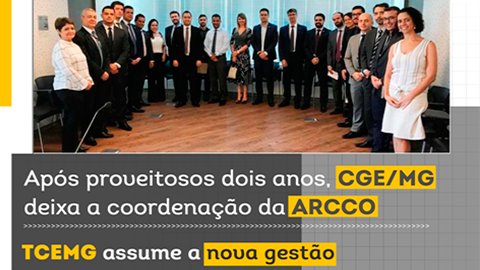 Após 2 mandatos da CGE, TCE é o novo coordenador da ARCCO