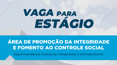 CGE anuncia nova vaga para estágio