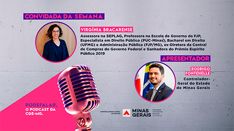 Podcast da CGE traça relação entre gestão de riscos, integridade, governança e a Nova Lei de Licitações
