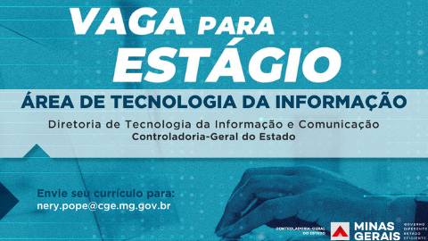 CGE anuncia nova vaga para estágio