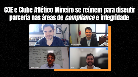 CGE e Clube Atlético Mineiro se reúnem para discutir parceria nas áreas de compliance e integridade 