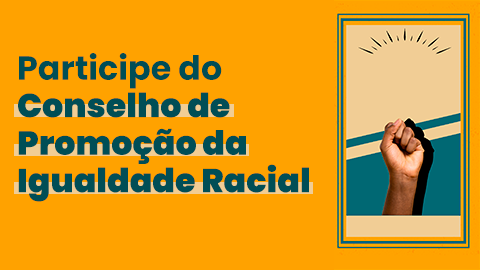 Participe do Conselho de Promoção da Igualdade Racial 