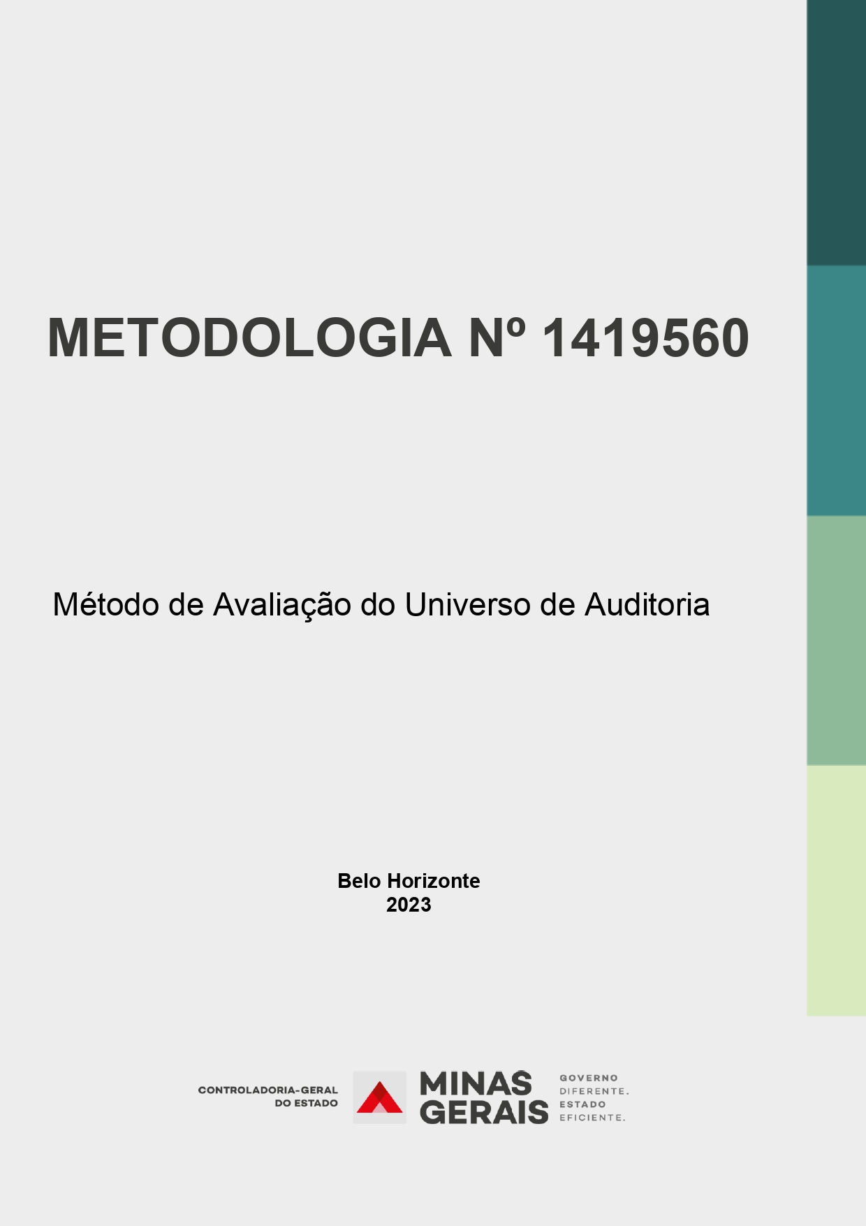 Capa relatório metodologia