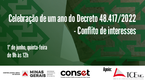 Conselho de Ética de Minas promove Seminário sobre Conflito de Interesses