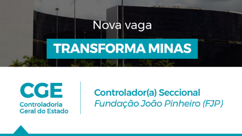 Nova vaga para Controlador (a) Seccional FJP