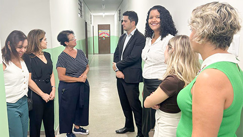 CGE e Secretaria de Educação fiscalizam a implementação do Projeto Mãos Dadas
