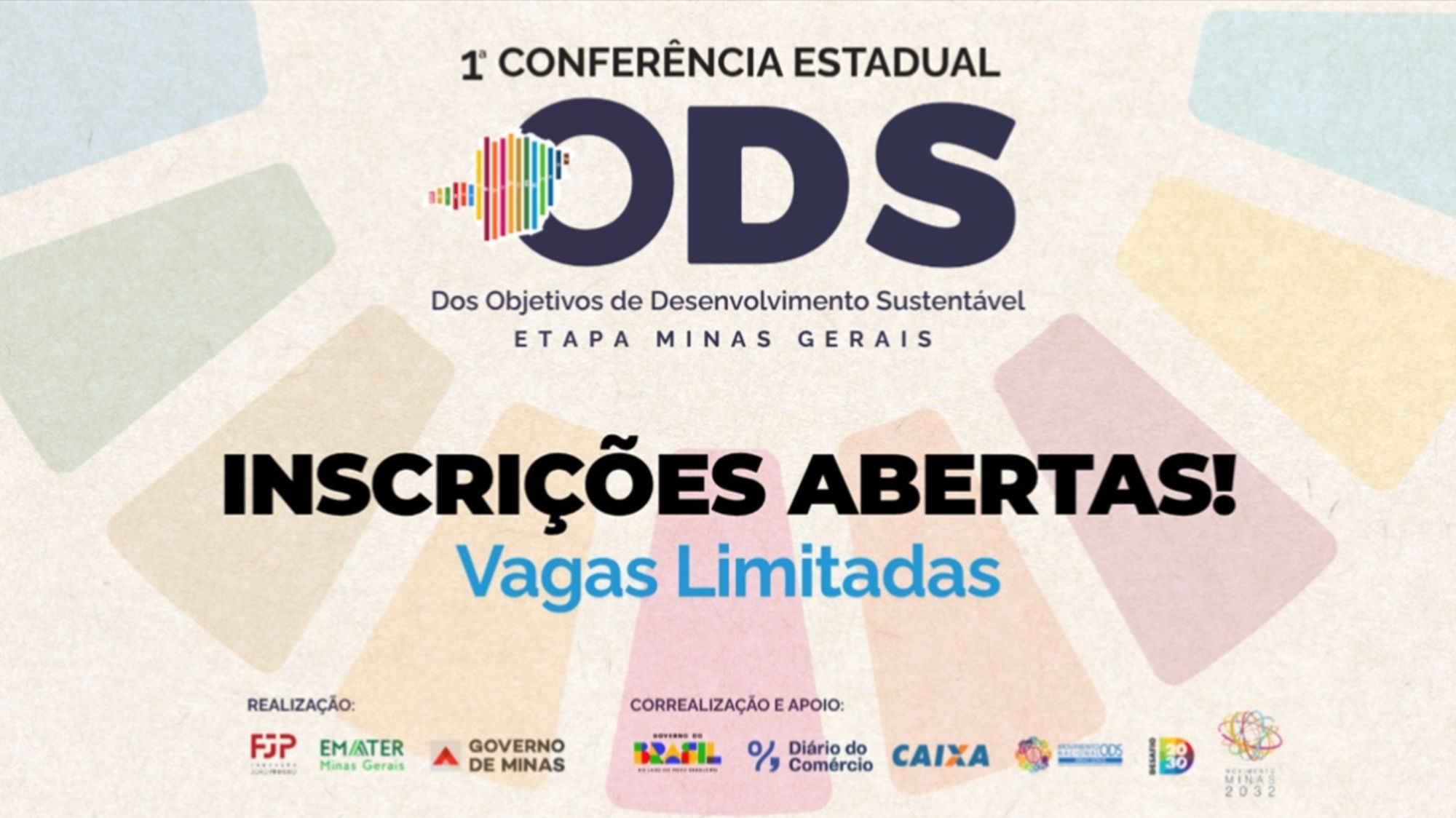 Governo de Minas abre inscrições para a 1ª Conferência Estadual dos ODS com apoio da CGE-MG
