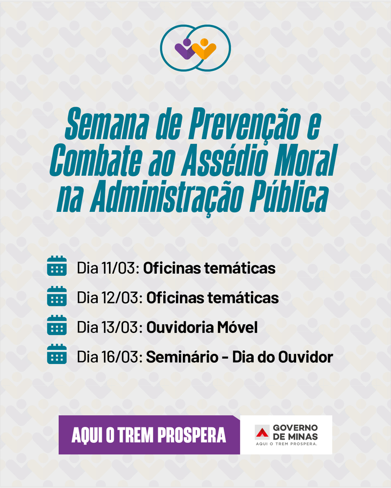 content semana de prevencao e combate ao assedio moral na administracao publica 2026