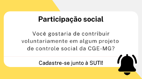 CGE realiza levantamento de cidadãos dispostos a conhecer e participar dos trabalhos de controle-social do órgão