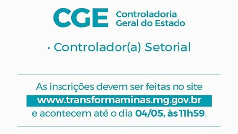CGE seleciona Controlador Setorial para atuar na AGE